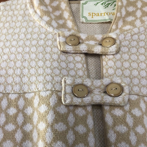 Anthropologie Sparrow Hooded Tab Front Cardigan - Picture 3 of 8